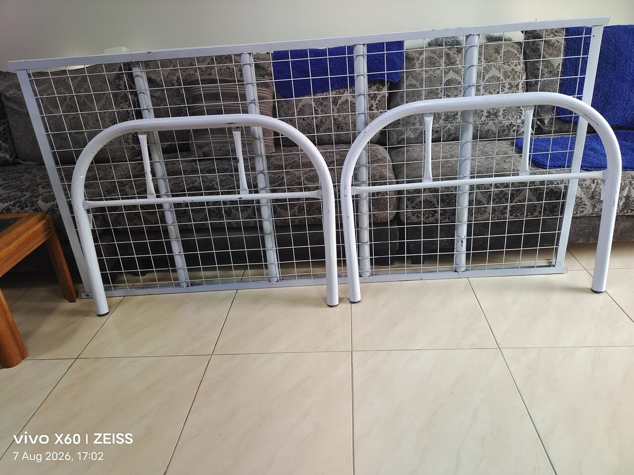 Dammam, Furniture, SAR 160,  Single Steel Cot New Along With Branded New Mattress.