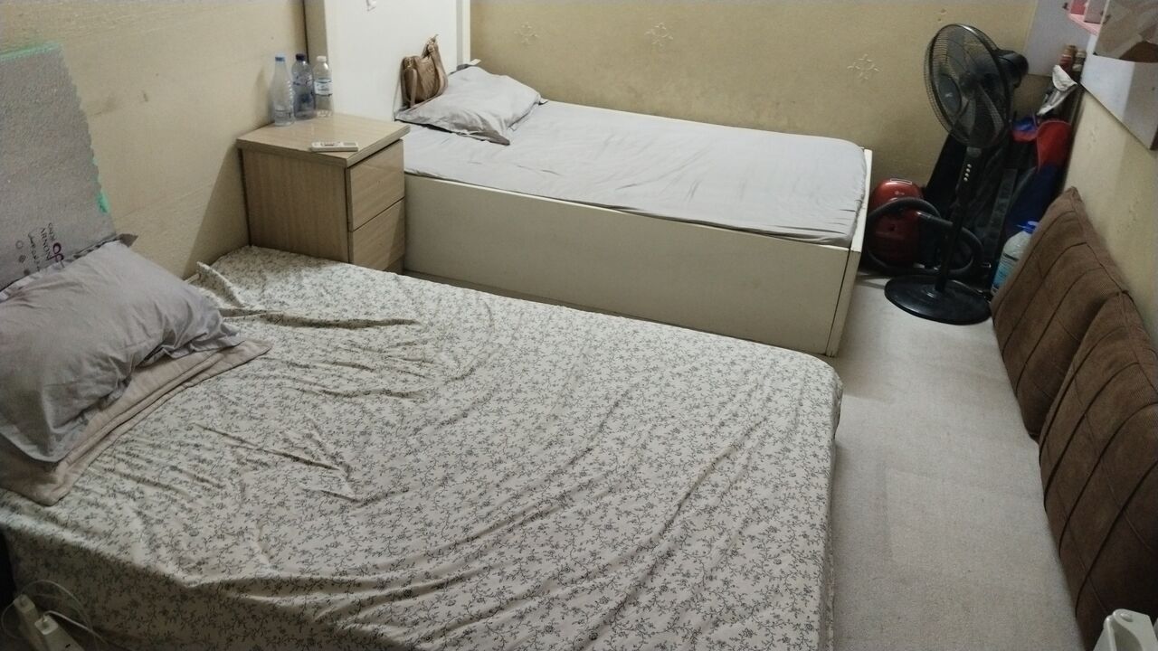 Riyadh, Furniture, SAR 800,  Bed 1/2 Space, Washing Machine, Water Heater, Double Mattress, Iron Cot