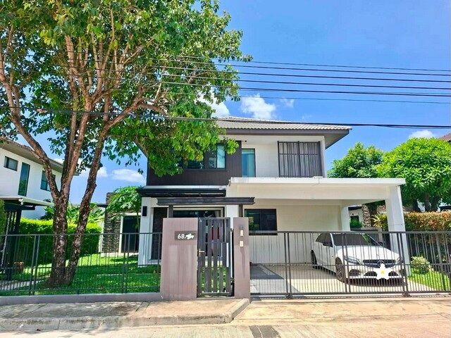 Bangkok, Villas, THB 69000,  66 Sq. Feet,  2-story Detached House For Rent, 66 Sq M, 4 Bedrooms, Manthana Bangna Project, Km. 7, Soi