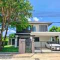 THB 69000,  66 Sq. Feet,  2-story Detached House For Rent, 66 Sq M, 4 Bedrooms, Manthana Bangna Project, Km. 7, Soi