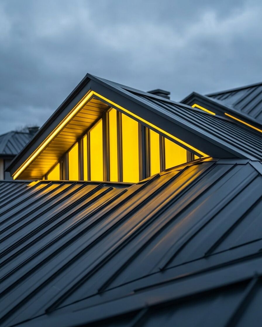 New York, Household, Standing Seam Metal Roof