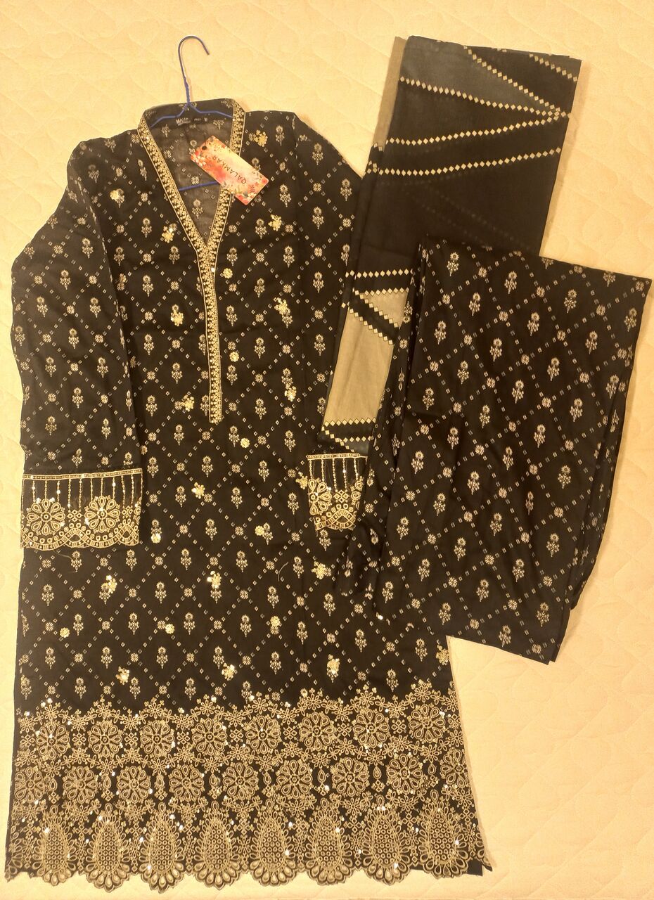 Jubail, Clothing & Accessories, SAR 115,  New 3 Pcs Pakistani Dress For Sale