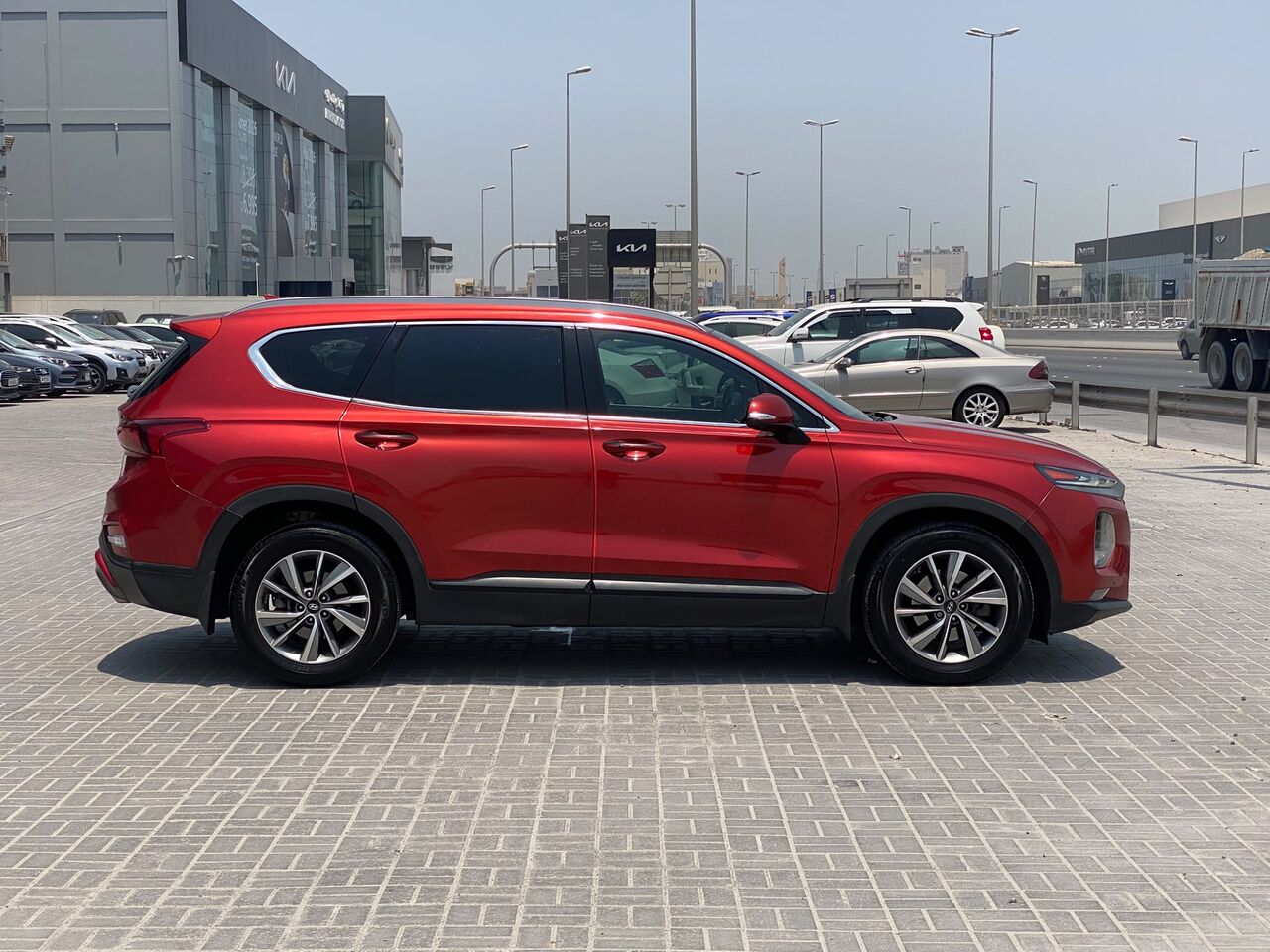 Manama, Vehicles, Cars & Trucks , BHD 5900,  Hyundai Santafe Limited,  2020,  Automatic,  70100 KM,    (Red)