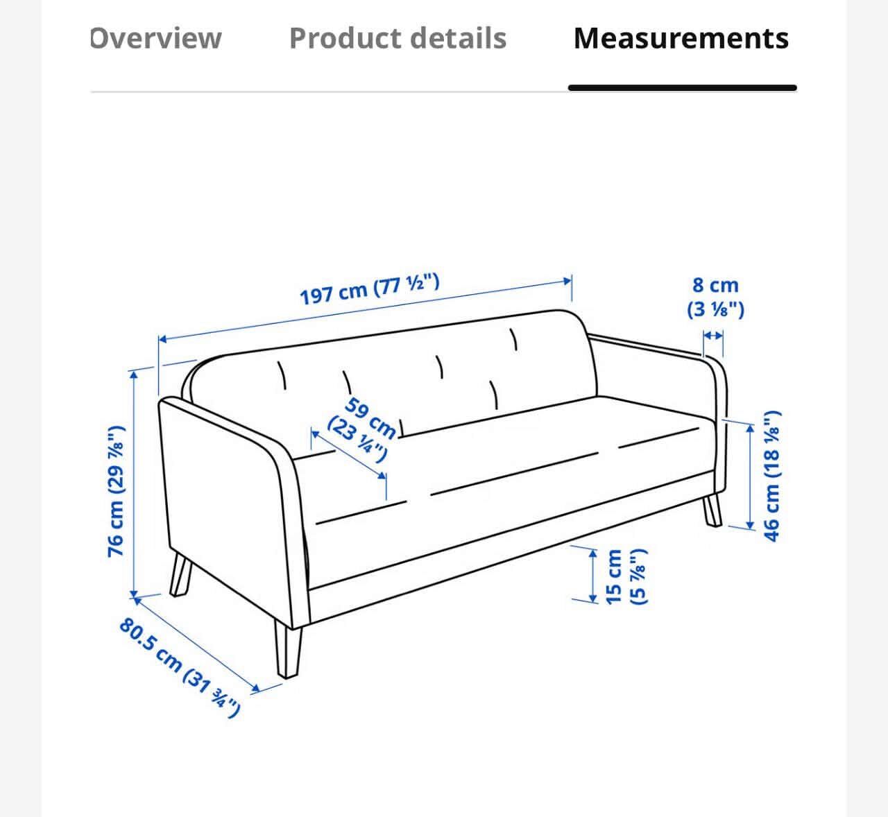 Jubail, Furniture, SAR 200,  Ikea 5-seater Sofa Set