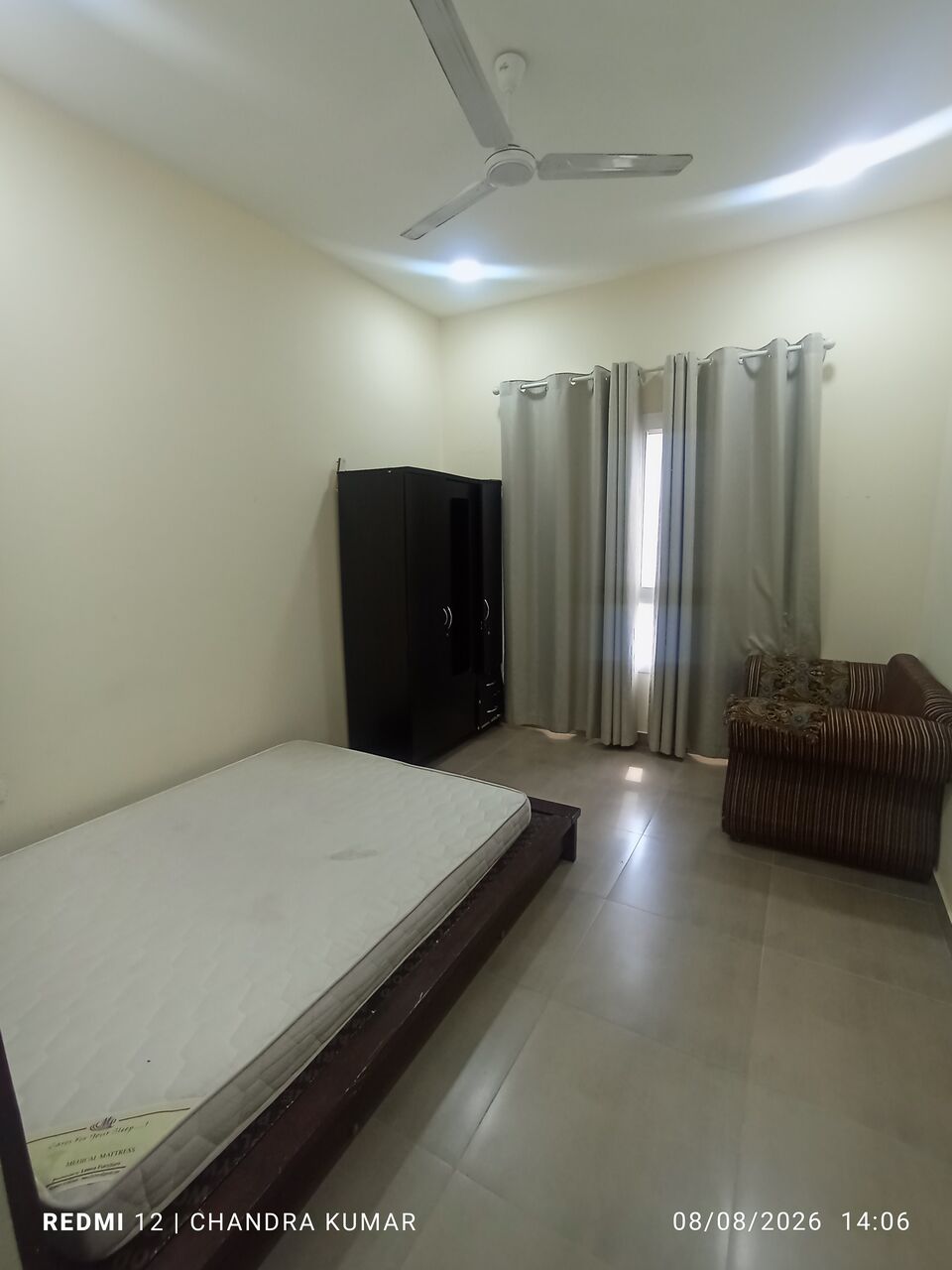 Hidd, Apartments, Flats, Houses & Villas, BHD 200/month,  Furnished,  1 BR,  1BHK Furnished Flat At New Hidd  BD 200 With Ewa Contact : 34304560