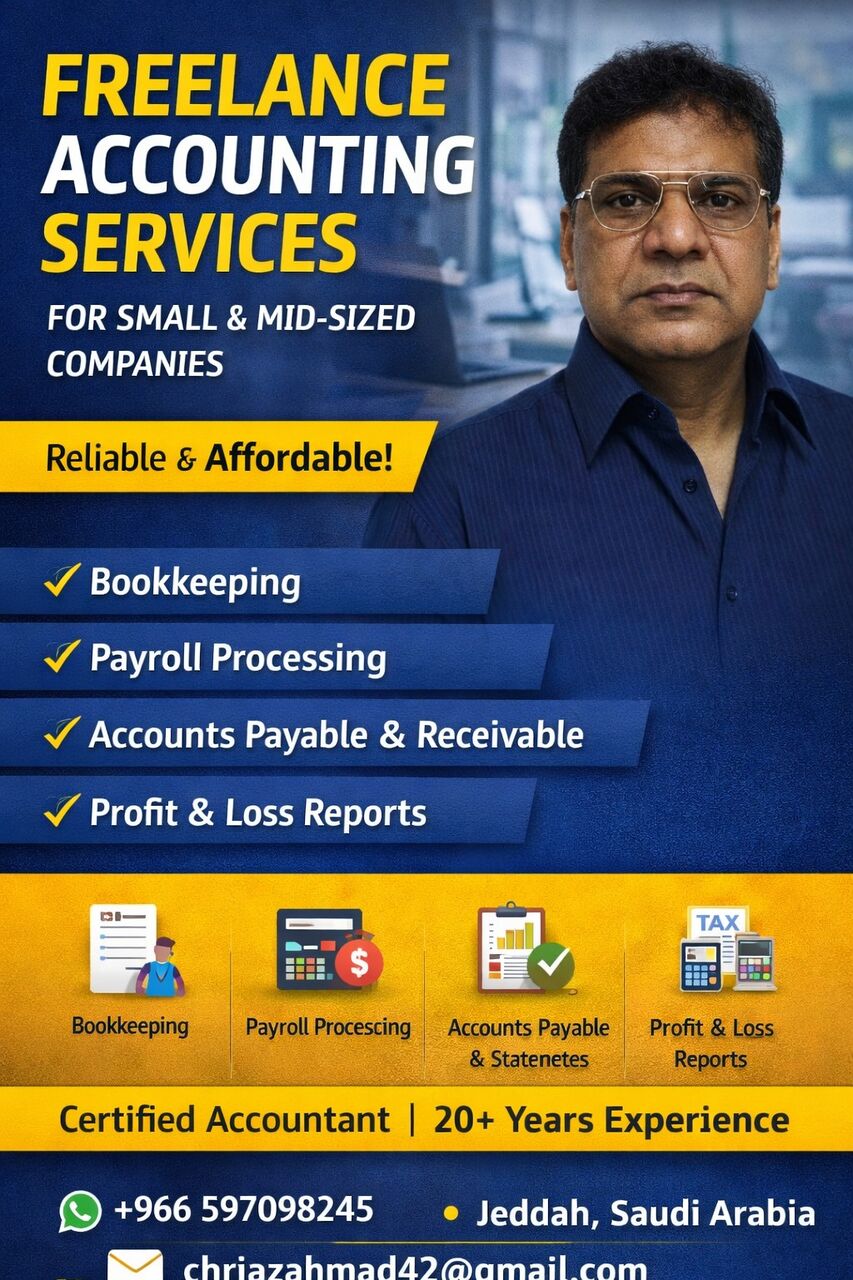 Al Aziziyah, Accounting, ❗ NEED AN ACCOUNTANT — BUT NOT FULL-TIME?