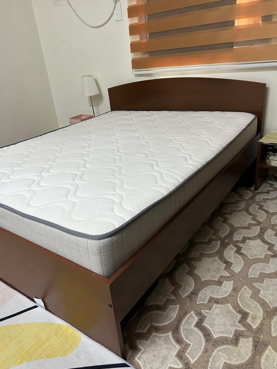 Jeddah, Household Items, SAR 500,  Bed And Mattress For Sale, Mattress Is Almost New