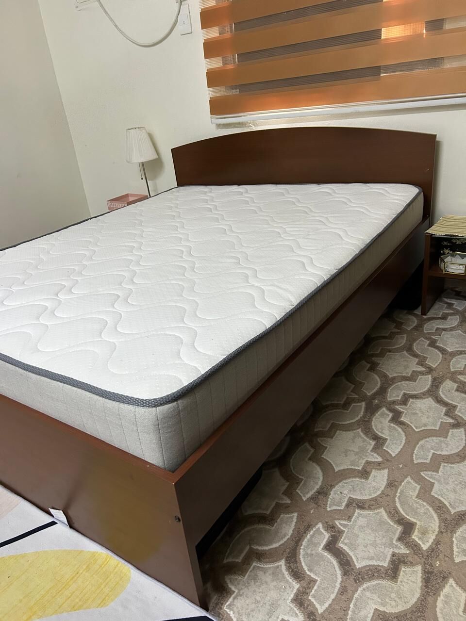Jeddah, Household Items, SAR 500,  Bed And Mattress For Sale, Mattress Is Almost New