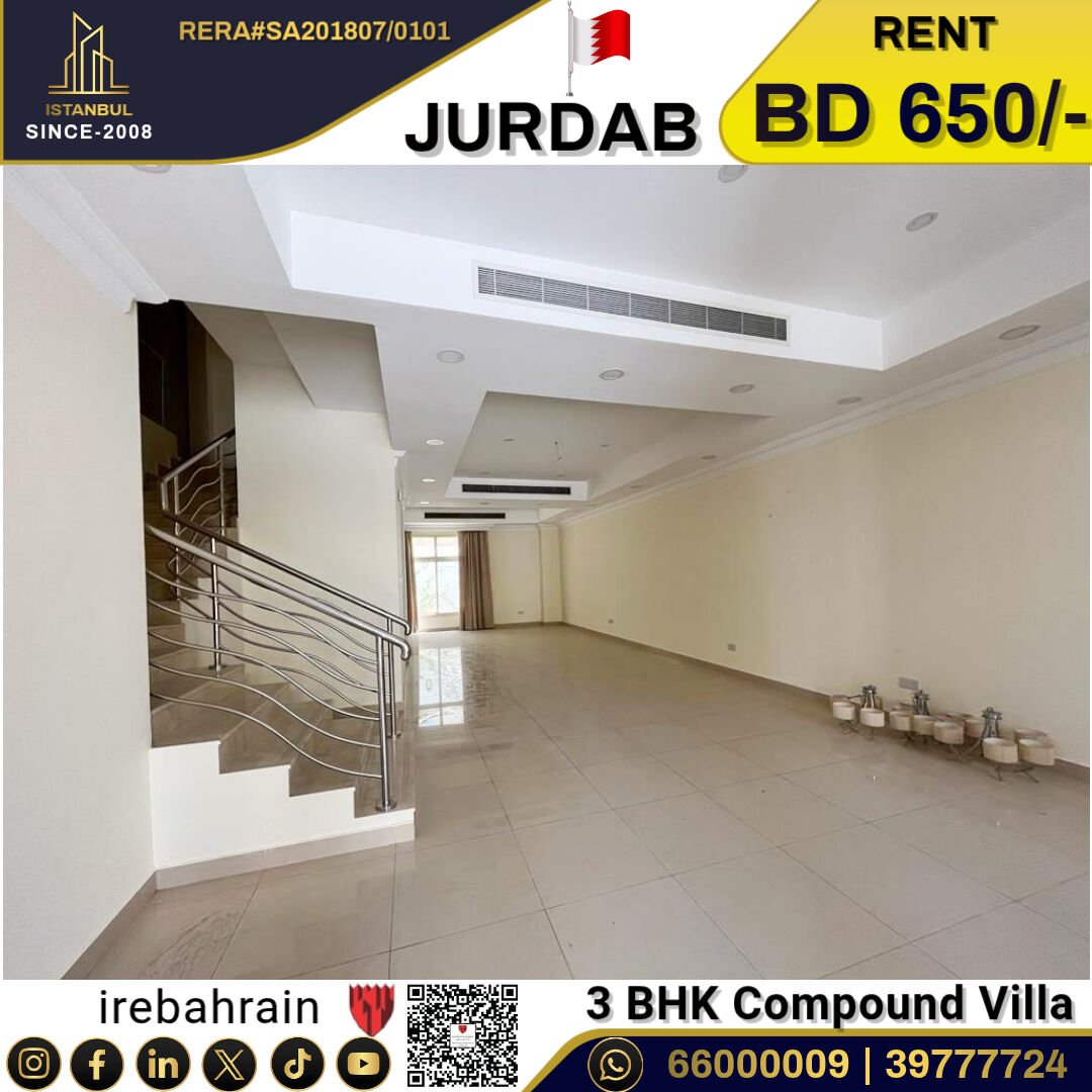 Sanad, Villas, BHD 650,  Semi Furnished Compound Villa For Rent In Jurdab