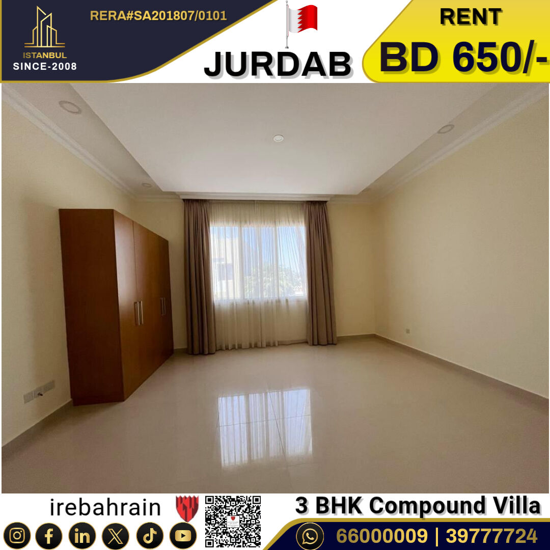 Sanad, Villas, BHD 650,  Semi Furnished Compound Villa For Rent In Jurdab