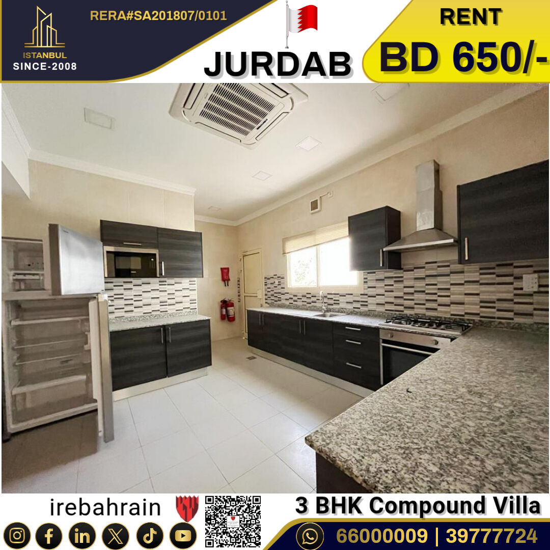 Sanad, Villas, BHD 650,  Semi Furnished Compound Villa For Rent In Jurdab