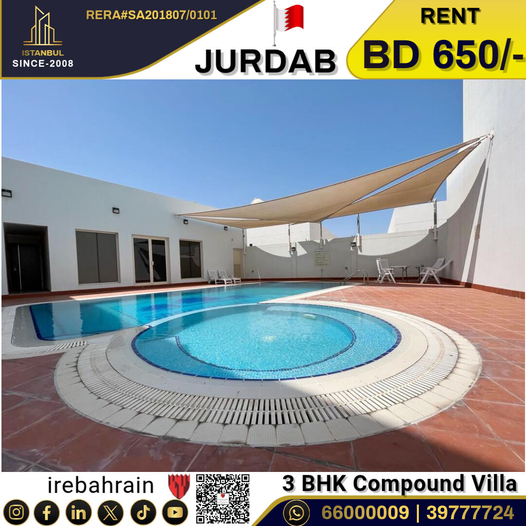 Sanad, Villas, BHD 650,  Semi Furnished Compound Villa For Rent In Jurdab