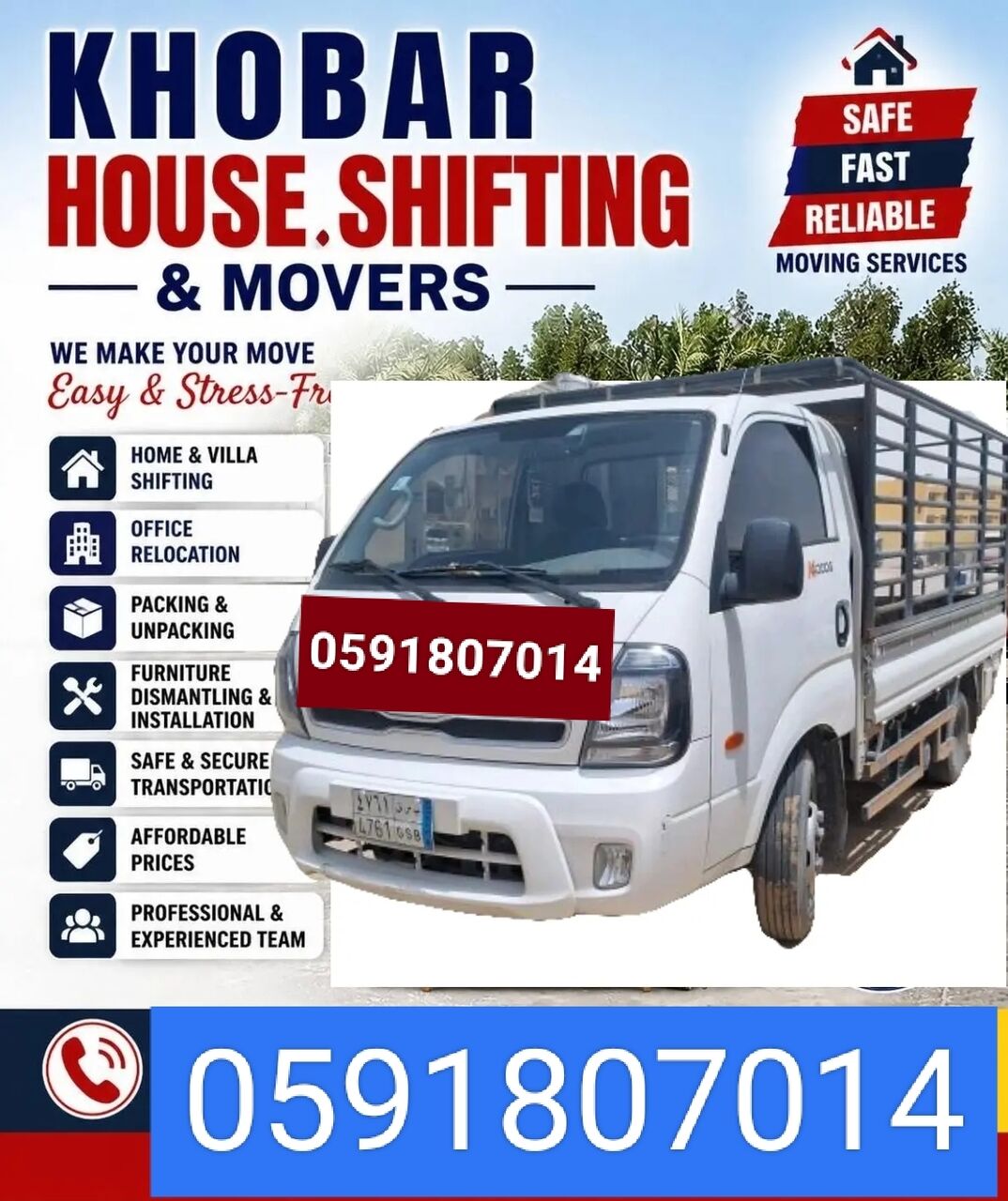 Khobar, Labor/Moving, House Shifting And Movers