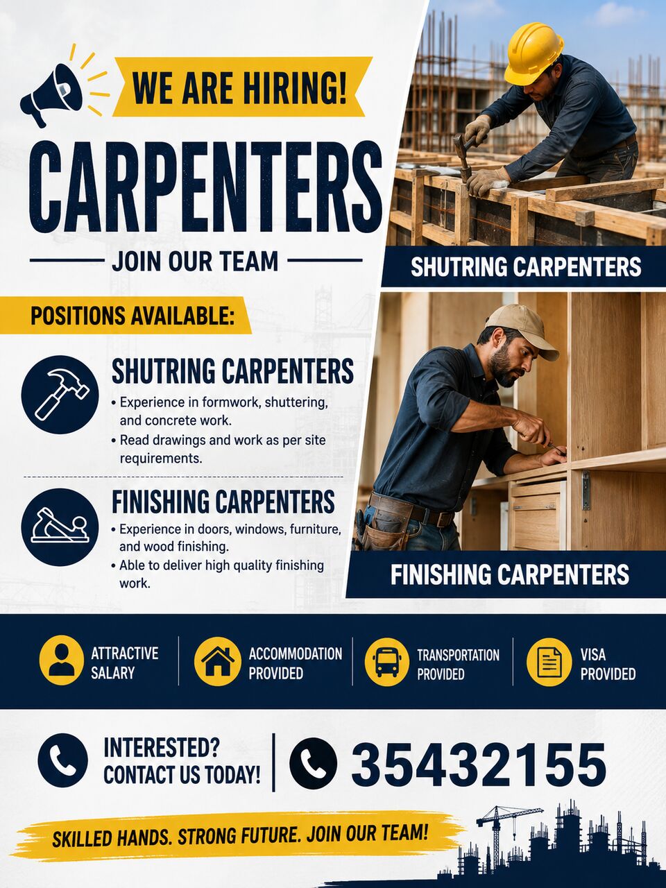 Manama, Jobs, Carpenters