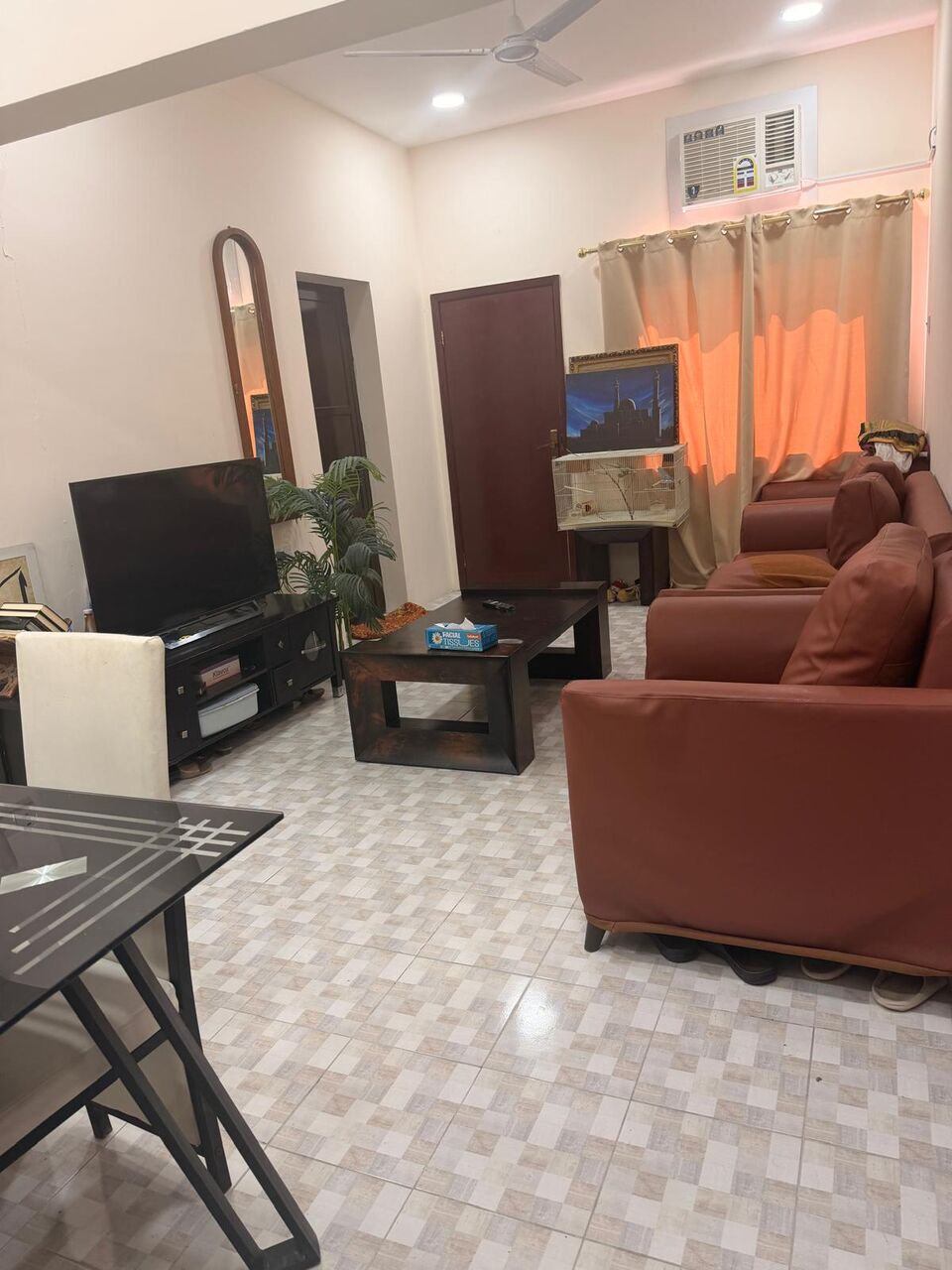 Umm Al Hassam, Rooms for Rent, BHD 120/month,  Furnished,  One Bed Room Attached Bath Room Ac,bed Available (family Or Ladies Only)