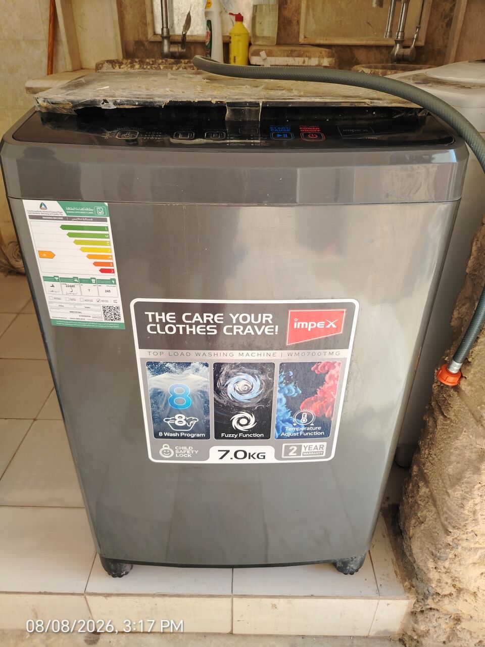 Al Iskan, Appliances, SAR 123456,  For Sale : Impex 7kg Automatic WM, Almost New Fridge Good Condition. Location : Iskan Al K