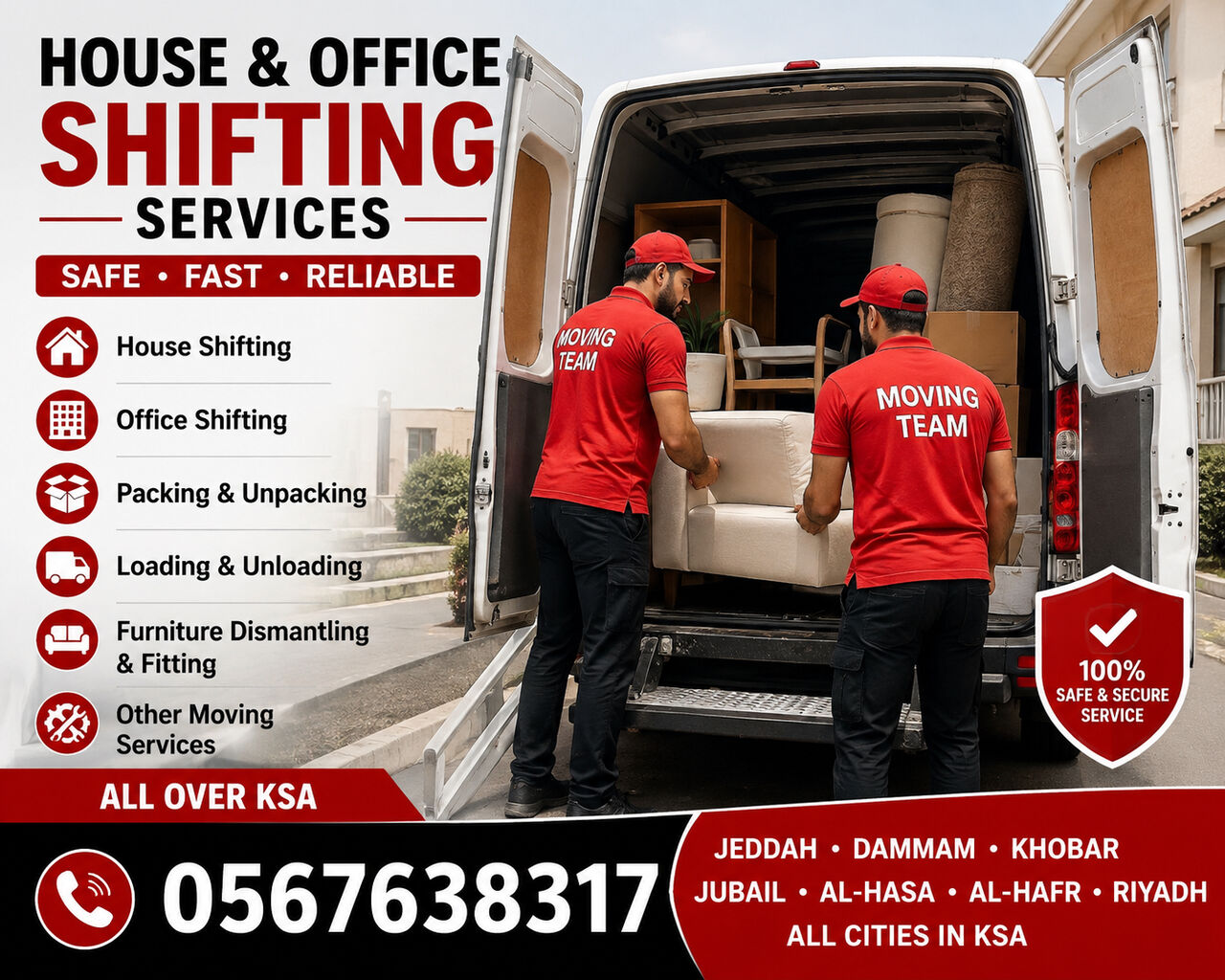 Dammam, Labor/Moving, House Shifting Loading Unloadind Packing