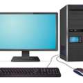 BHD 35,  Full Desktop Set Including CPU, Monitor, Keyboard, Mouse, And Cables.