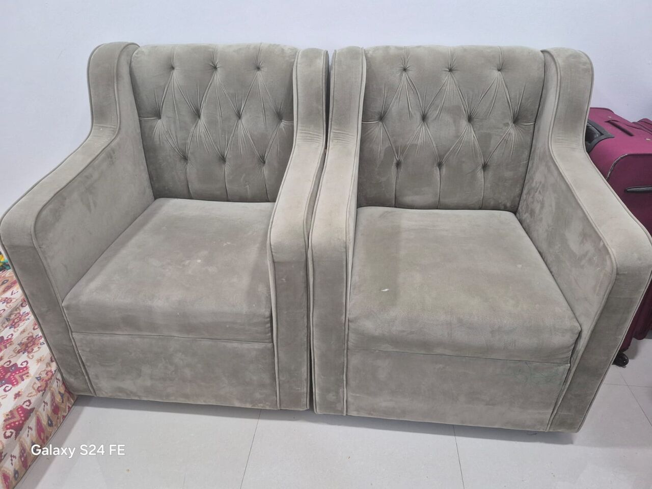 Al Thuqbah, Furniture, SAR 200,  TWO SMALL SOFA FOR SALE
