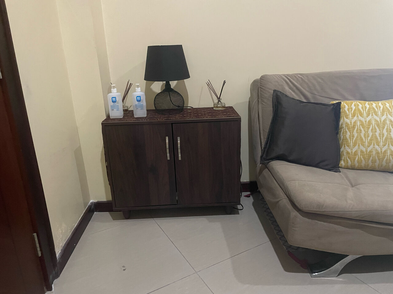 Khobar, Furniture, SAR 250,  Dark Wood Shoe Cabinet