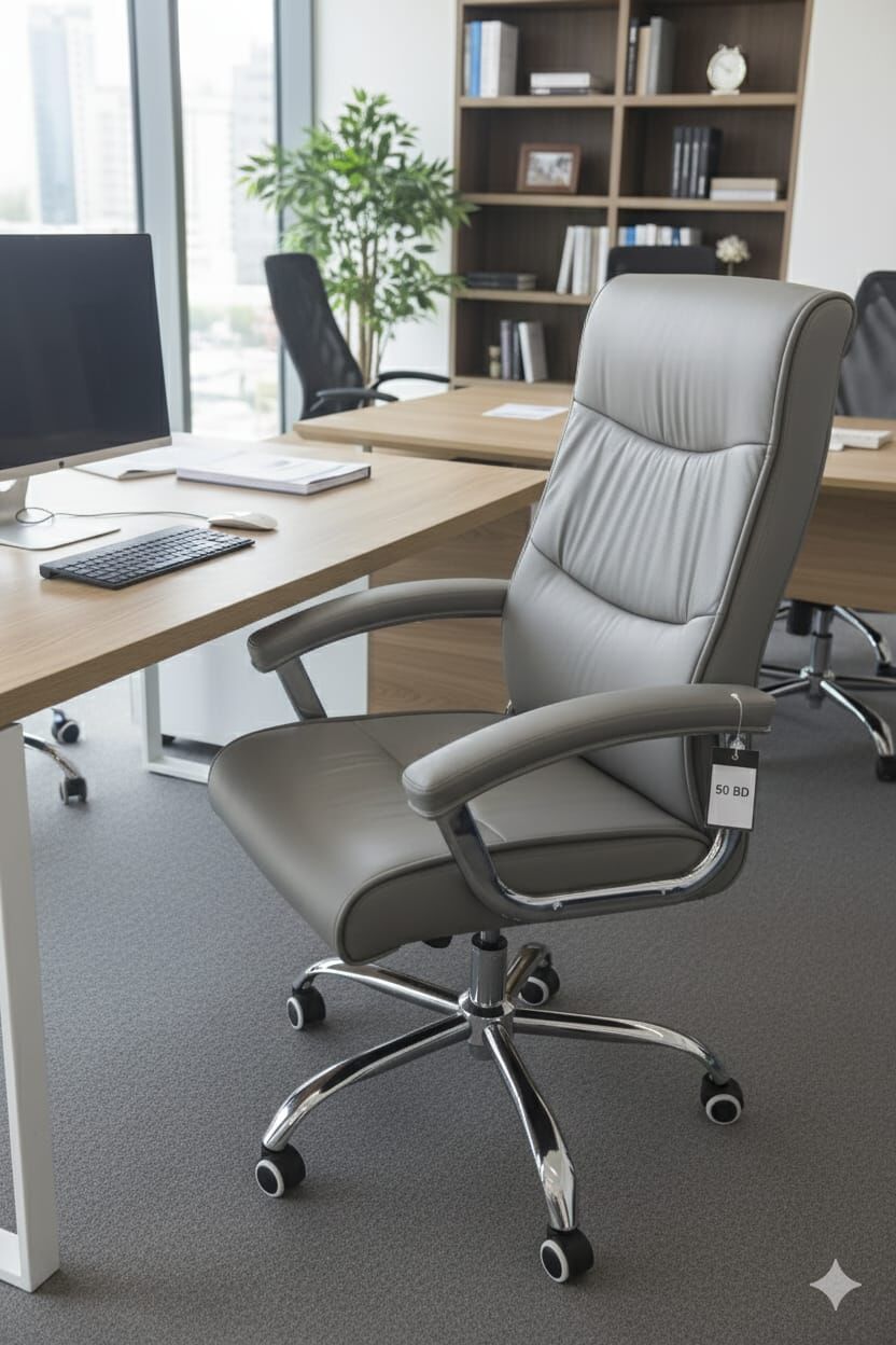 Manama, Furniture, BHD 50,  OFFICE CHAIR  PU LATHAR