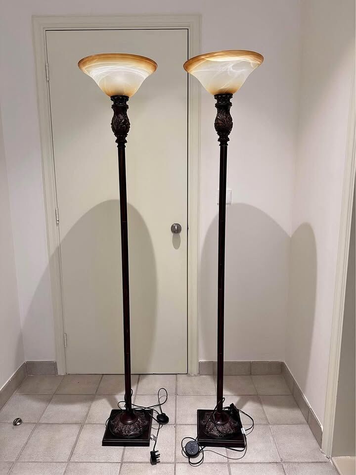 Al Yarmouk, Household Items, SAR 250,  2 Floor Lamps (Home Centre) For SALE