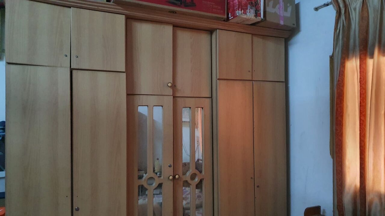 Riyadh, Furniture, SAR 650,  Large Wooden Wardrobe With Mirrors &ndash; SAR 650 Negotiable #0502743289