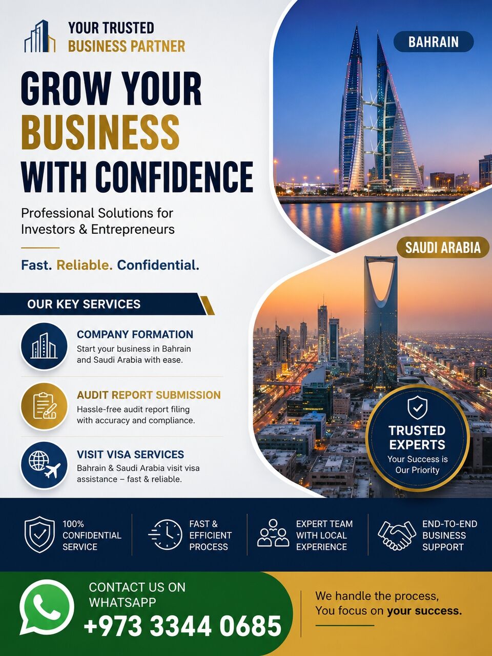 Manama, Business, Bahrain & Saudi Arabia | Company &bull; Audit &bull; Visa