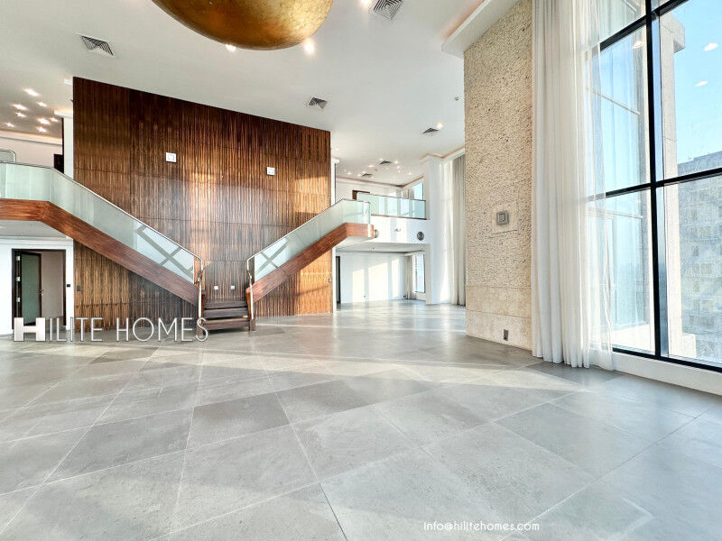 Salmiya, Apartments, Flats, Houses & Villas, KWD 2200/month,  3 BR,  Luxury Coastal Duplex For Rent In Salmiya