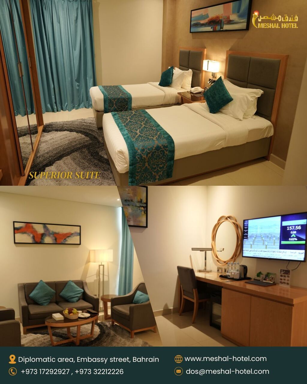 Diplomatic Area, Staff Accommodation, BHD 18,  25 Sq. Meter,  Daily Or Weekly Stay - 4 Star Hotel