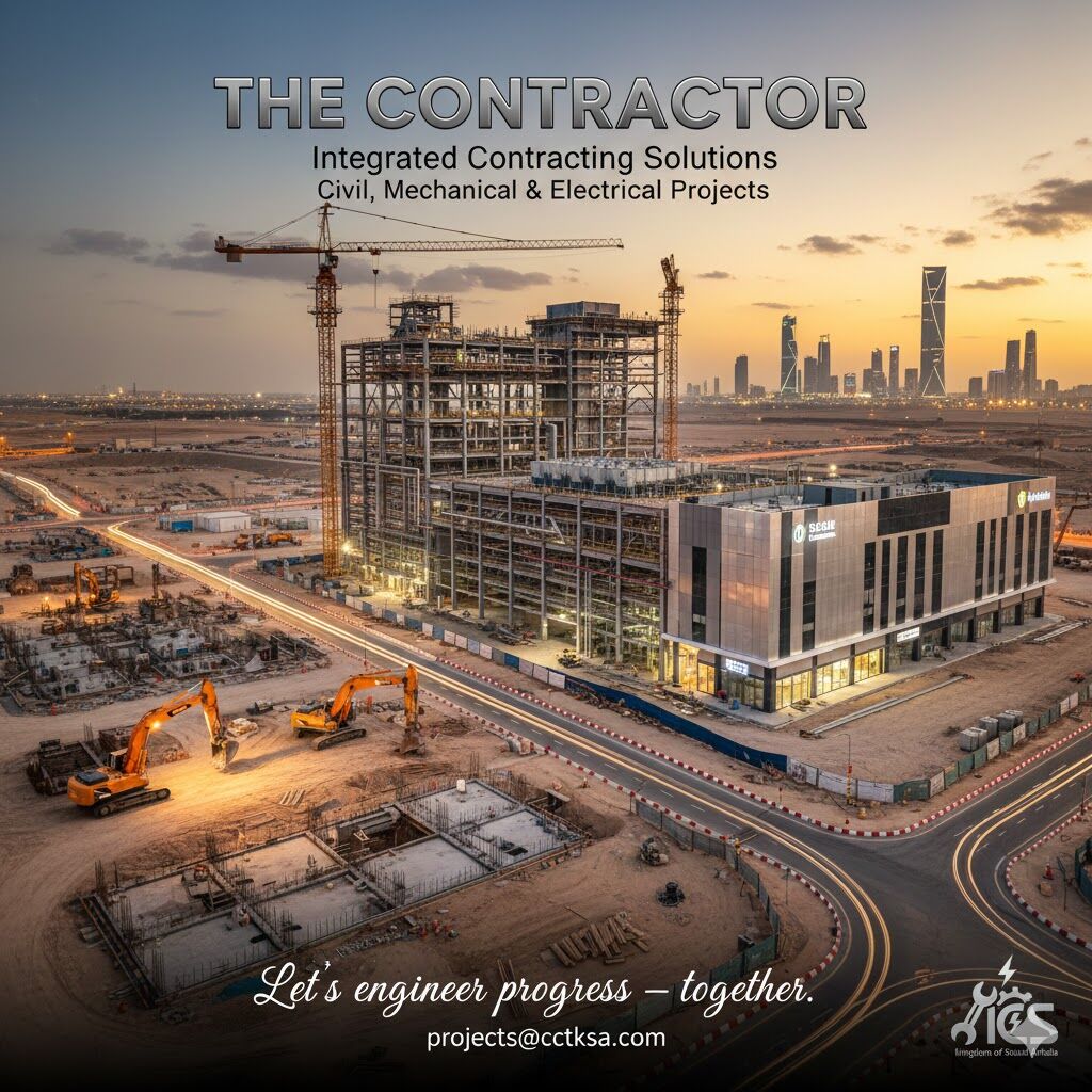 Ras Tanura, Construction, THE CONTRACTOR Integrated Contracting Solutions Civil Mechanical And Electrical Projects _