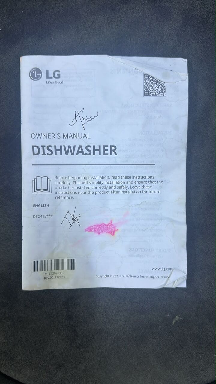 Al Murabba, Appliances, SAR 2700,  Dishwasher Sale (LG QuadWash)