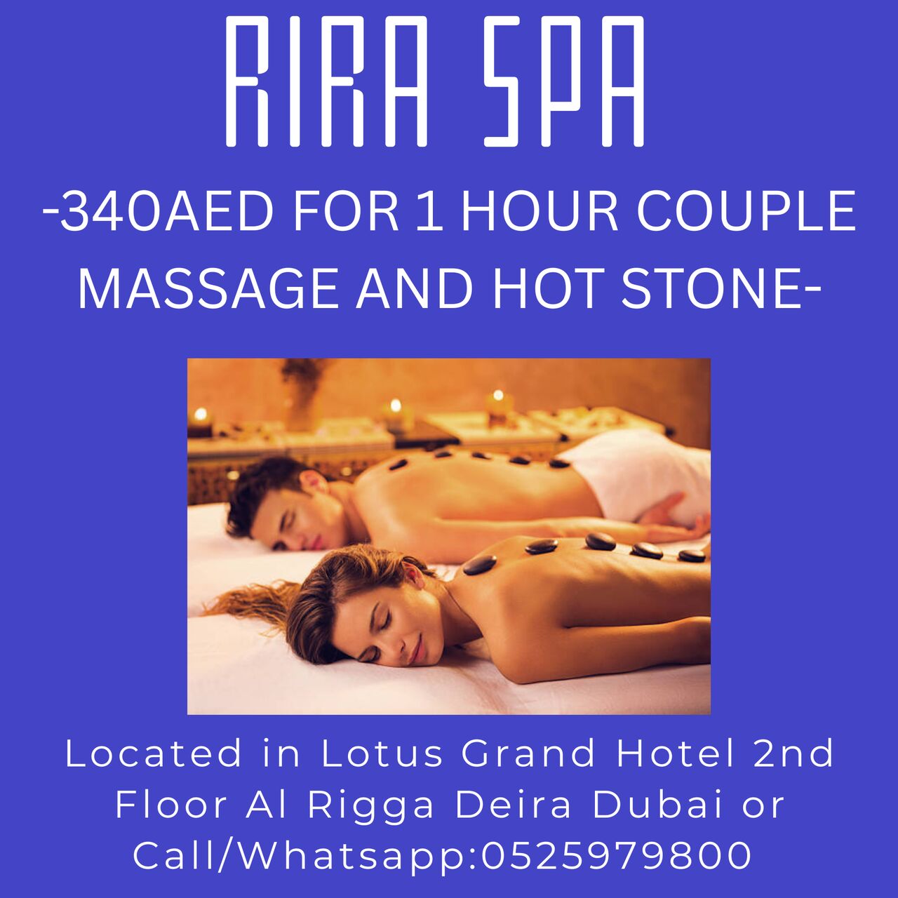 Al Rigga, Health, Rira Spa Offer 8/9/2026