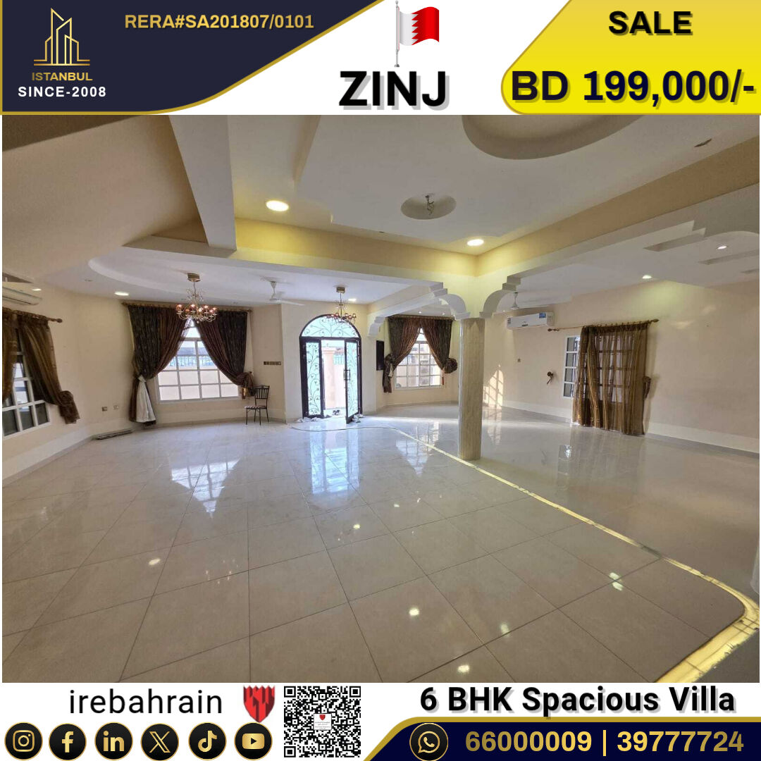 Zinj, Real Estate For Sale, BHD 199000,  Villa For Sale In Zinj