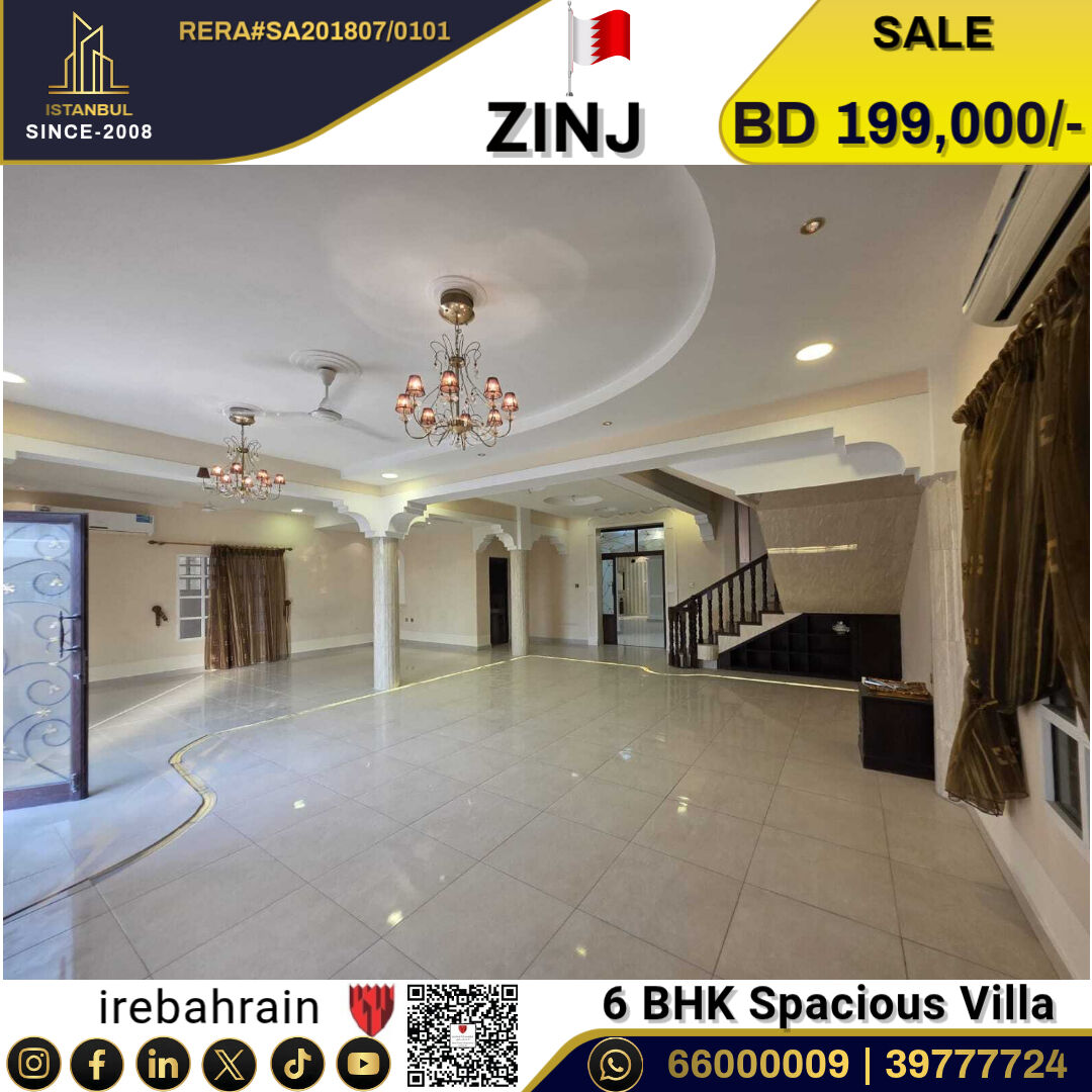 Zinj, Real Estate For Sale, BHD 199000,  Villa For Sale In Zinj