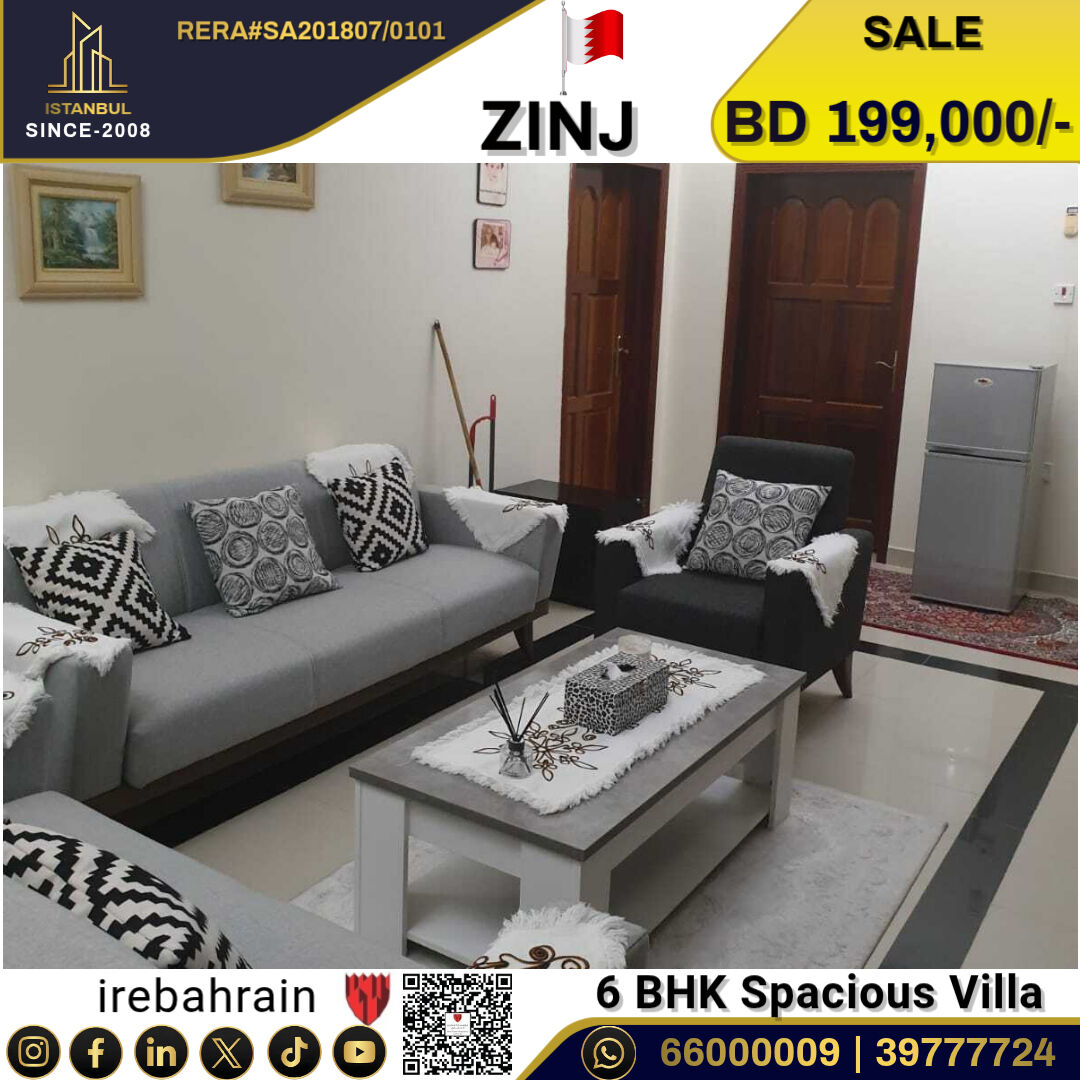 Zinj, Real Estate For Sale, BHD 199000,  Villa For Sale In Zinj