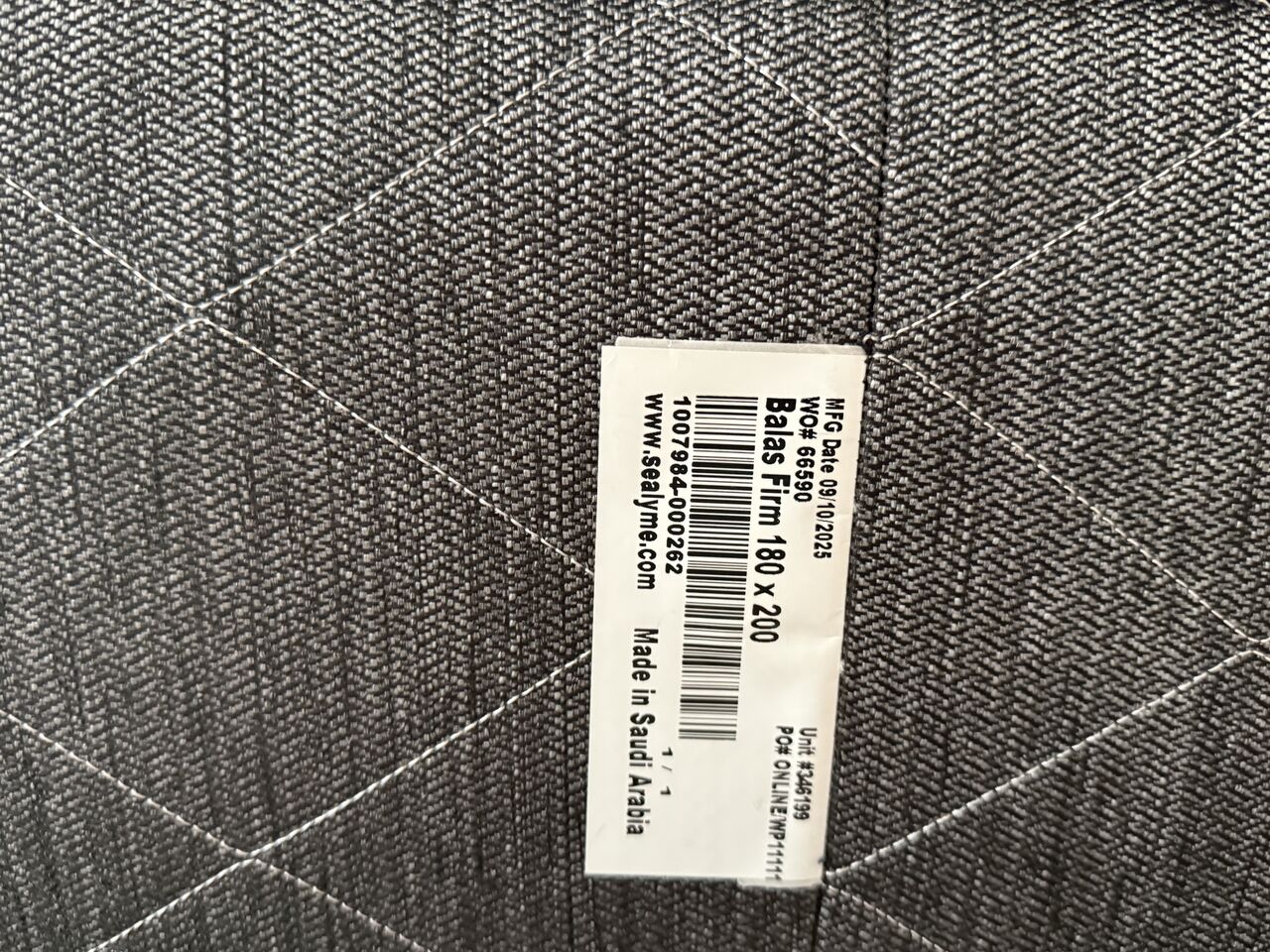 Al Naeem, Furniture, SAR 2000,  Sealy Balas Firm Mattress &ndash; 180 &times; 200 Cm - SAR 2000