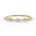 INR 20244,  Interwoven Band 14K YG 0.282 Ct Lab Grown Diamond Eternity Ring