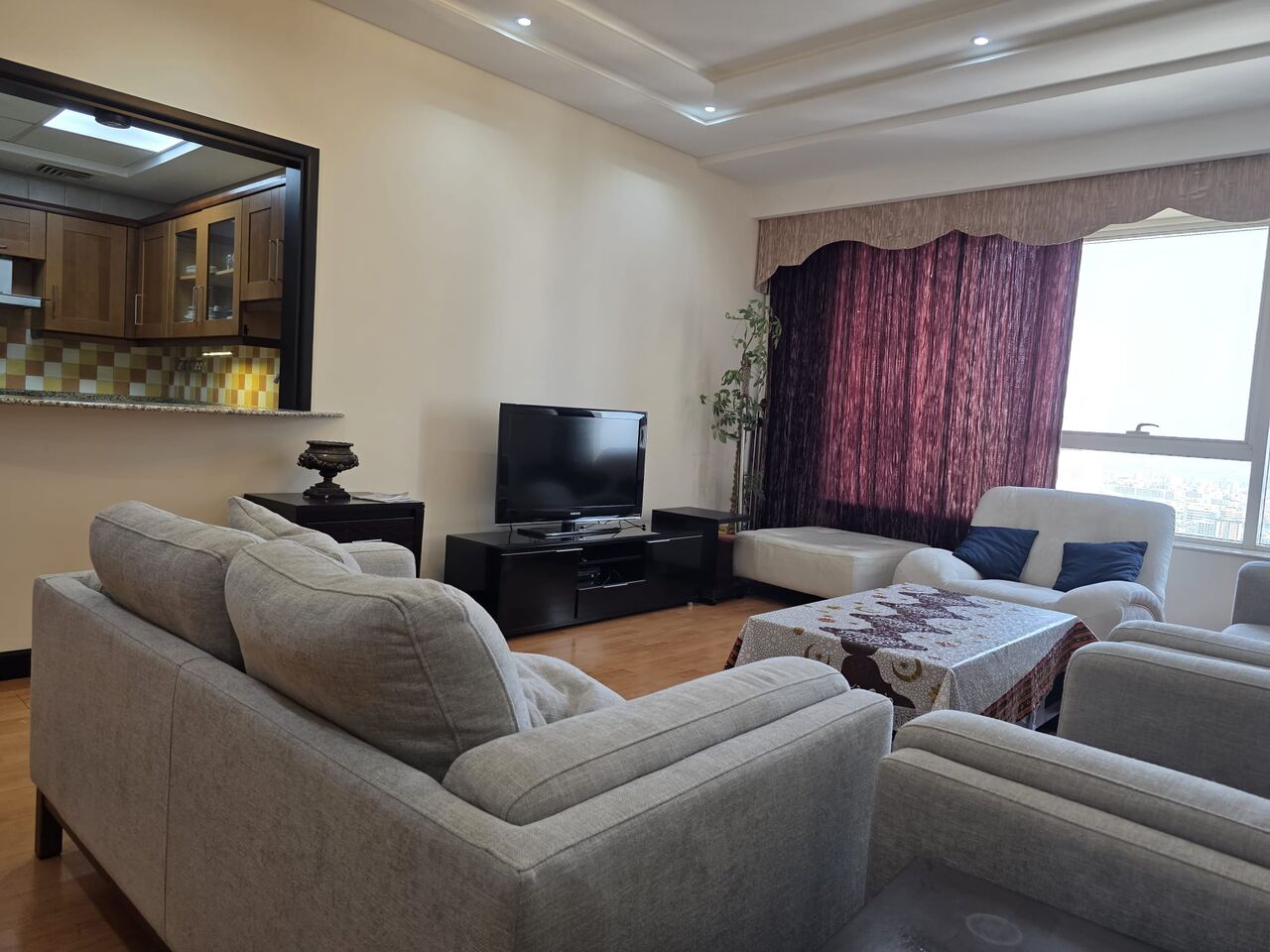 Manama, Apartments, Flats, Houses & Villas, BHD 525/month,  3 BR,  164 Sq. Meter,  FINANCIAL HARBOUR STUNNING VIEW/ REFURBISHED/KIDS COMMUNITY