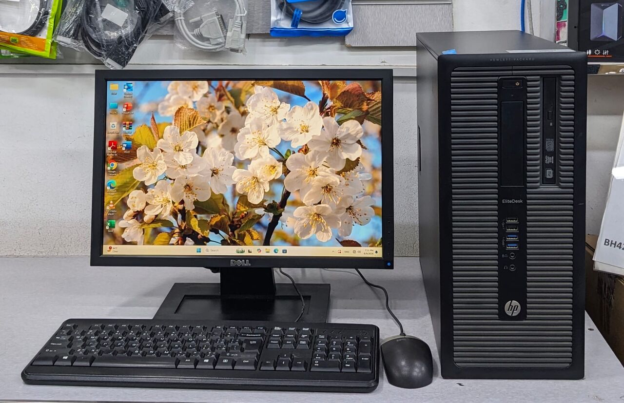 Manama, Computers, BHD 63,  HP Core I7 3.60Ghz PC 8GB RAM 256GB SSD 19" Monitor OS 11 Pro & Office 2024 Ready To Use