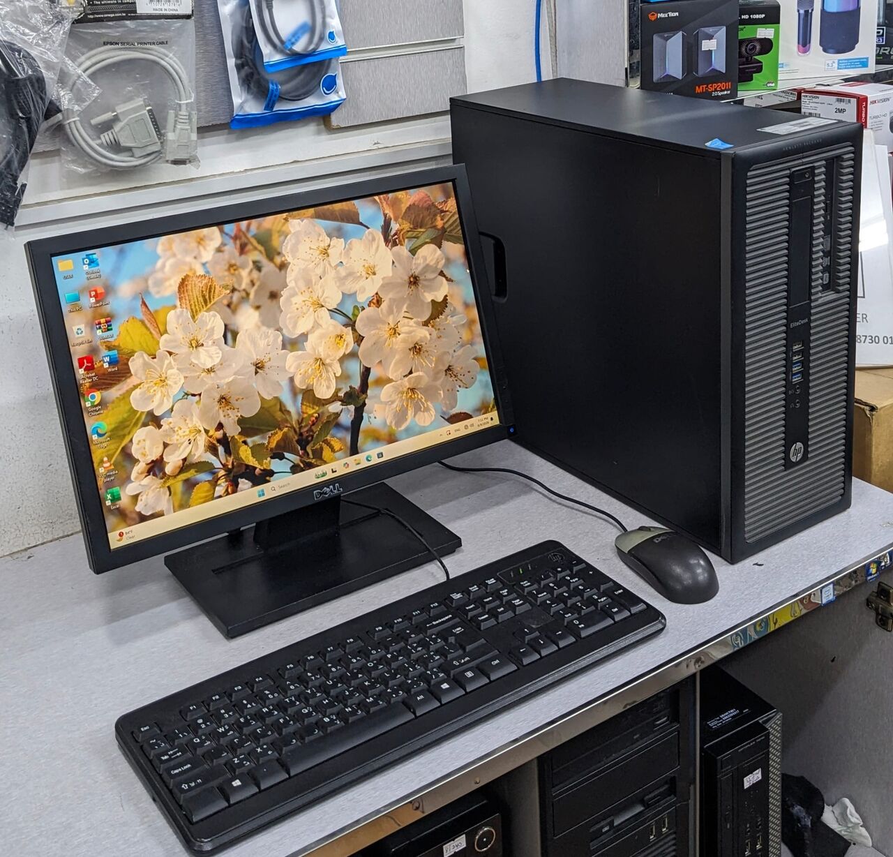 Manama, Computers, BHD 63,  HP Core I7 3.60Ghz PC 8GB RAM 256GB SSD 19" Monitor OS 11 Pro & Office 2024 Ready To Use