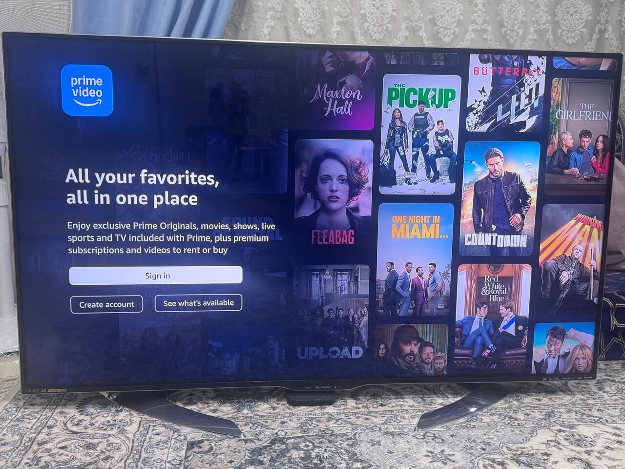 Al Murabba, Electronics, SAR 800,  Sharp 4K TV 50 Inch With Xiaomi Box  4k & 1 Year All Channels Subscription