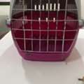 BHD 10,  Length, Height, Width  Cat Carrier Pink/gray,  55cm X 35cm X 33cm, BD10