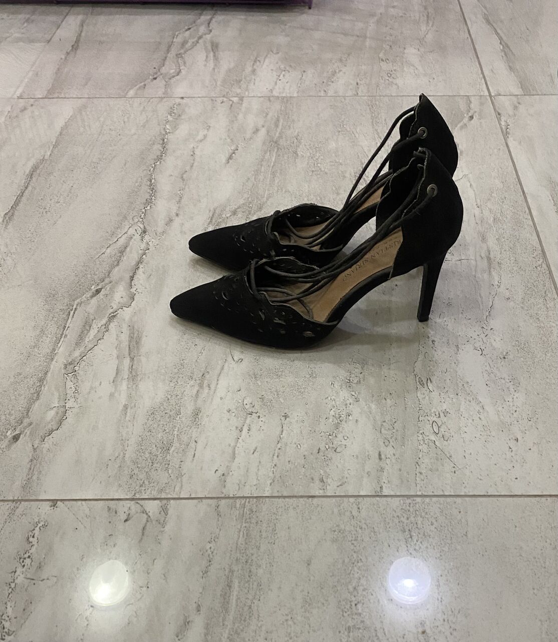 Tubli, Clothing & Accessories, BHD 10,  Christian Siriano Black Pumps, Wrap Around Ankle Laces.  Size 6 1/2, BD10
