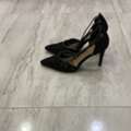 BHD 10,  Christian Siriano Black Pumps, Wrap Around Ankle Laces.  Size 6 1/2, BD10