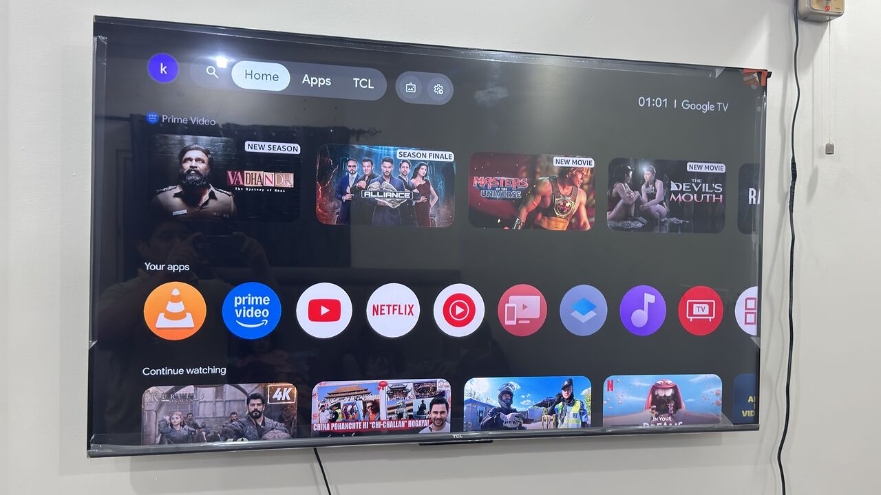 Riyadh, Electronics, SAR 1000,  TCL 55 4K TV Condition Like New