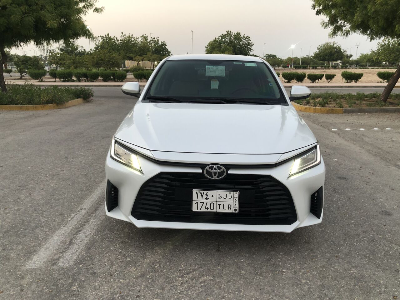 Jubail, Vehicles, Cars & Trucks , SAR 49800,  2024 Toyota Yaris, Factory Bodywork, Single Owner, Odometer Reading Only 97,000 Km.,  2024,  97000 KM,  Jubail Down Town