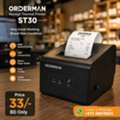 BHD 33,  Brand New ORDERMAN Receipt Thermal Printer Very Good Working Only In 33/-BD