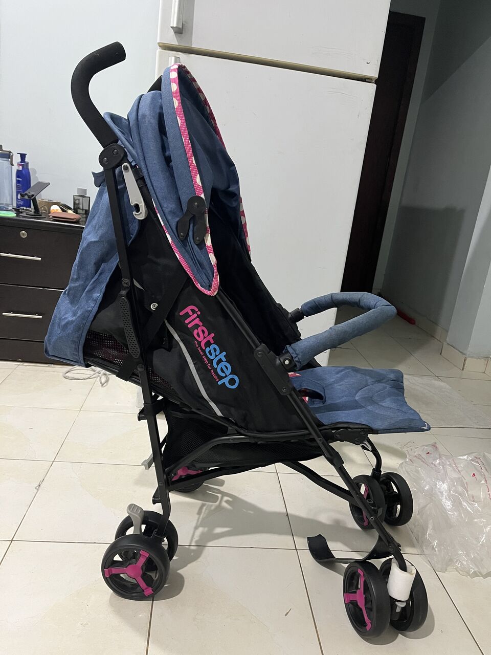 Dammam, Baby & Kid Stuff, Stroller, First Step Baby Stroller - Free