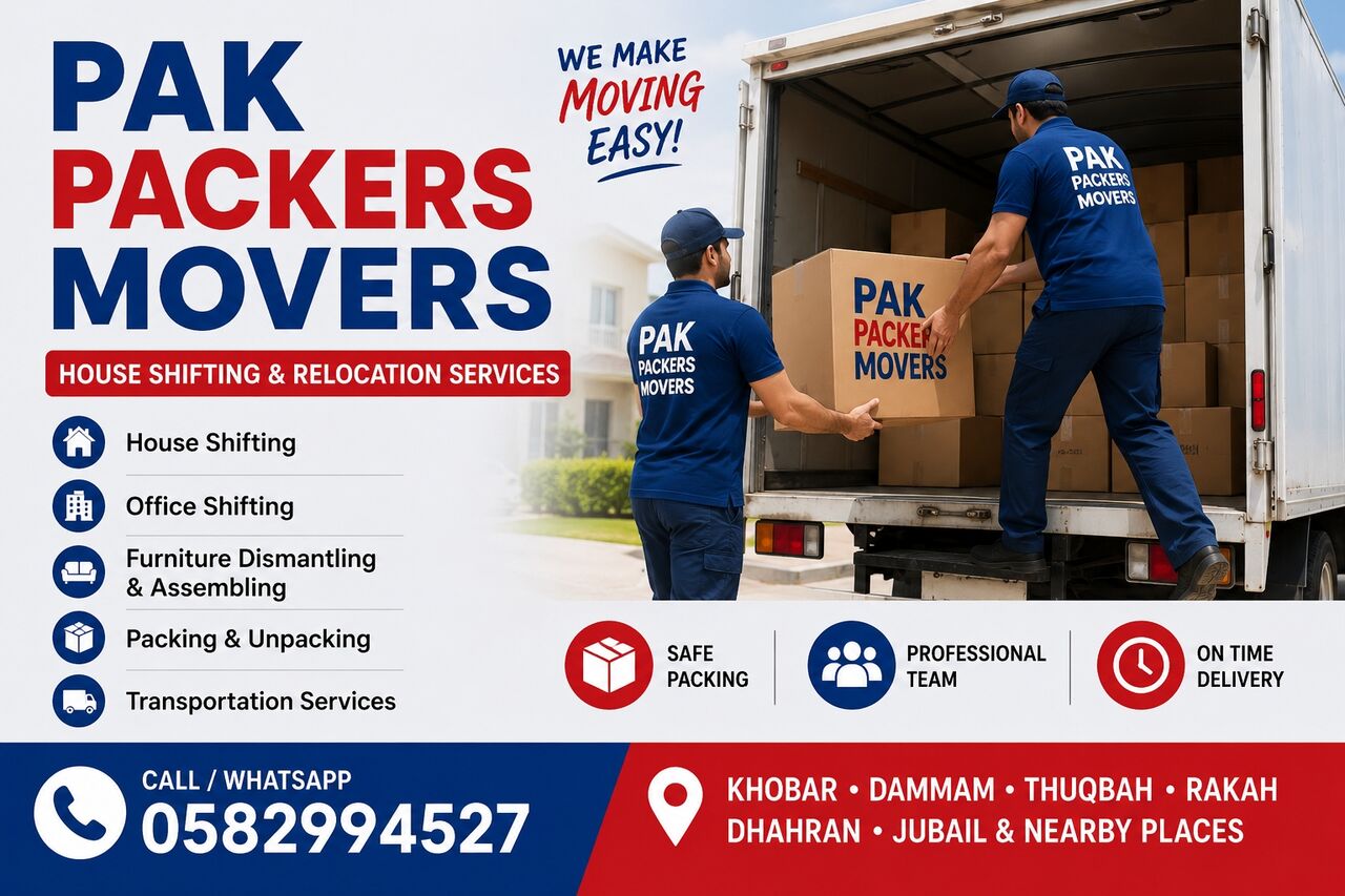 Dhahran, Household, PAK HOME PACKERS MOVERS IS A TRUSTED PROFESSIONAL MOVING AND SHIFTING SERVICE IN DHAHRAN
